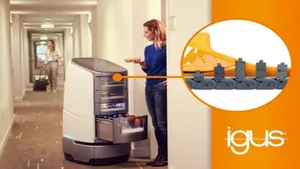 The JEEVES Hospitality Robot Runs on igus E-Chains